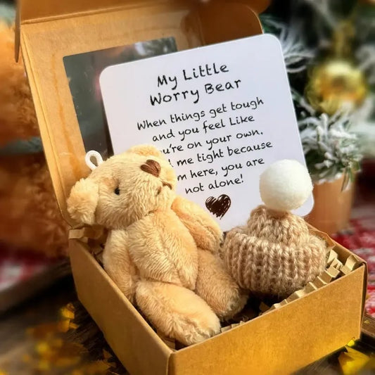 🎉Hot Sale 50% OFF💖Healing Doll Gift🎁Handmade Mini Plush Teddy Bear in Box