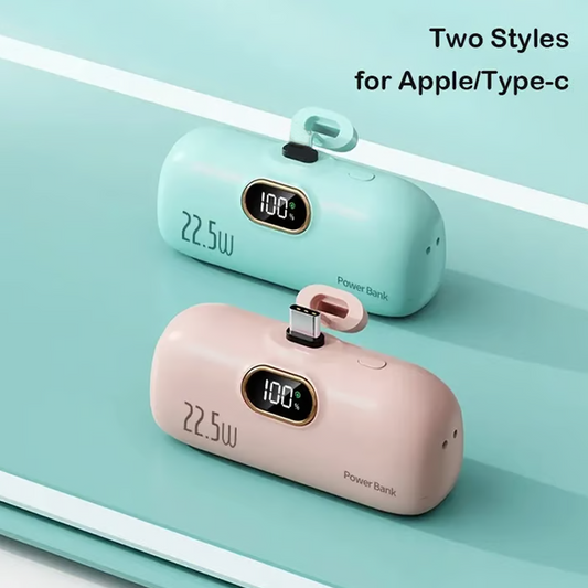 🔥5000mAh Mini Portable Charger Power Bank for Phone