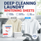 🏆 Last Day Special Price £9.99! 🎁Buy 2 Get 1 Free🔥💥 Deep Cleaning Laundry Whitening Sheets ✨🧺 Powerful Stain Remover Brightening Fabric Laundry Cleaning Sheets
