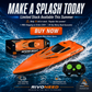 🌊 50% OFF! Dual‑Motor RC Boat – Twin engines, 2.4GHz control, waterproof & impact‑resistant. Slice through waves at insane speed! 🌊🚤