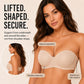 ⏳LAST WEEK SALE -ONLY £19.99!🖤💐Women's Convertible Strapless Minimiser Bandeau Bra Underwire Unlined for Large Bust