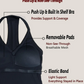 Built-in Bra Ribbed Solid Tank Top