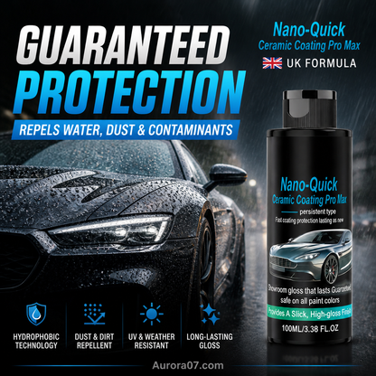 🏆 Last Day Special Price £9.78! 🔥Buy 2 Get 1 Free🎁High-Gloss Hydrophobic Nano Ceramic Coating Spray