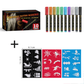 🎨 Last Day Special Price £9.78 ! ✨Temporary Tattoo Markers for Skin🔥Perfect For Unique Body Art
