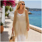 🏆 Last Day Special Price £9.99 !  💐Summer Metallic Crochet Cover-Up – Lightweight, Flowy & Effortlessly Stylish summer outfit