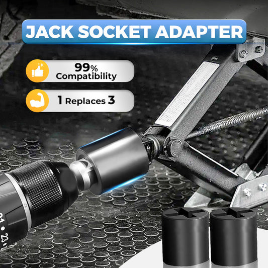🔧 58% OFF NOW ! ⚡ Universal Jack Socket Adapter – Drill-Powered, Heavy-Duty Steel & Universal Fit Design 🚗