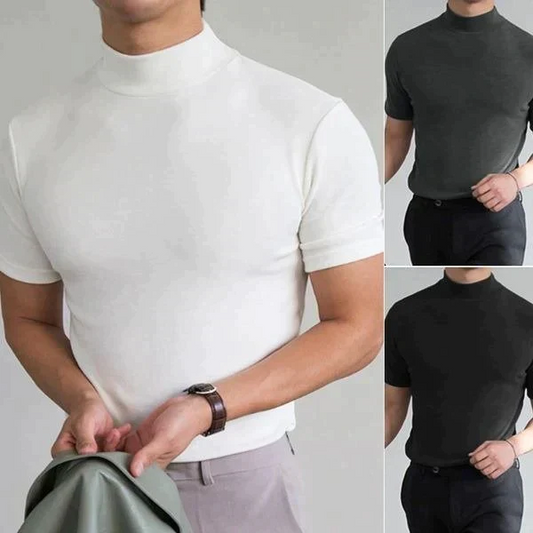 🏆LIMITED TIME SPECIAL SALE £9.99!!!🎁High Neck Slim Fit T-shirt for Men