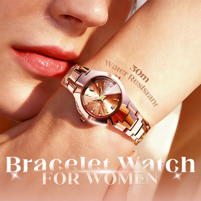 🏆 Last Day Special Price £9.99! 💐Elegant Casual Waterproof Quartz Watch Women Gift