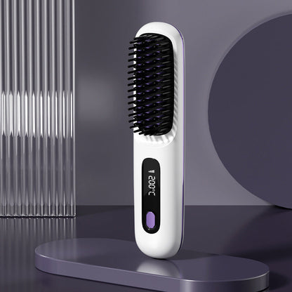 🎁2026 New Arrivals 60% OFF💖Wireless Ceramic Hair Straightening Comb – Fast Heating, Anti-Frizz & Tangle-Free Design ✨