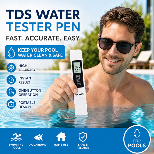 🏆 Last Day Special Price £9.77 ! 🔥Buy 2 Get 1 Free🎁 3-in-1 TDS Water Quality Tester - Measures pH, Chlorine, and Hardness with LCD Display for Pools and Aquariums 🌊