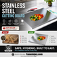🎁Chef‑Recommended 50% Off！👩‍🍳🔪Must‑Have Cooking Tool！🥩🥦Safer, Cleaner & More Convenient!💥304 Stainless Steel Cutting Board
