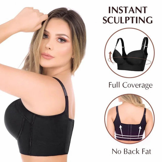 Deep Cup Bra With Shapewear Incorporated