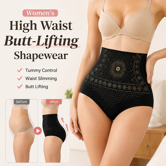 High-waisted shaping shorts
