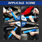 🏆 LIMITED-TIME 50% OFF!🔧Offset Extension Wrench for Tight Spaces, Universal Extension Wrench Set with Socket Adapters, Heavy‑Duty Ratchet Extension Bar for Narrow Hard‑to‑Reach Repair Work