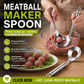 🍳 Last Day Special Price £9.99! 🔥Buy 1 Get 1 Free🎁Stainless Steel Meatball Maker Spoon, Non‑Stick Scoop & Drain Meat Ball Mold Spoon