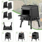⏳ LIMITED-TIME 50% OFF! 🏕️Portable Wood Burning Rocket Stove – 16 vent holes create super-efficient airflow☕