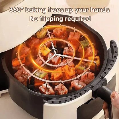 🏆 Last Day Special Price £9.99 !🍤 Free anti-scald gloves for a limited time🥩Air Fryer Vertical Kebab Grill + Free Heat Resistant Gloves