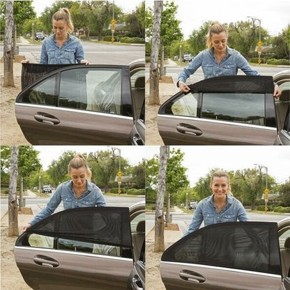 🚗 Car Anti-Mosquito Screen Net – Elastic & Universal Fit, Breathable Mesh, Sunshade & Bug Proof, Easy Install for Safe Driving & Travel