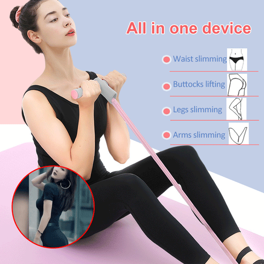 💪Fitness Resistance Bands-4 Tube Pedal Ankle Puller – 4-Tube High Elasticity, Pedal & Full Body Workout, Lightweight Portable Home Fitness 🦵