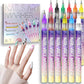 🔥Flash Sale 50% OFF!!⚡20K+ SOLD! 🏆🎨12 Colors Nail Art Pens Set