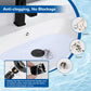 🏆 Last Day Special Price £9.99! 🔥Hibbent Upgraded 3-in-1 Sink Drain Filter, Universal Pop-Up Stopper, Removable Stainless Steel Basket-Shaped Hair Catcher