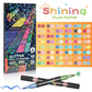🏆 Last Day Special Price £9.99! 🎨Glitter Effect Brush Markers🥇(🌈24-96 Colors | Smooth No Clog | No Bleed Through📝)