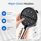 🚿High-Pressure Adjustable Rainfall Shower Head - 360° Adjustable Angle, Easy-Clean Nozzles & Universal Fit for Refreshing Showers💦📦