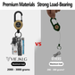 🔑 Last Day Special Price £9.78 ! 🔥Buy 1 Get 1 Free🎣 Retractable Carabiner Keychain – 65cm steel lanyard, 100,000 pull cycles. Lightweight & sturdy. No more fumbling for keys! 🧗✨