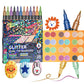 🏆 Last Day Special Price £9.99! 🎨Glitter Effect Brush Markers🥇(🌈24-96 Colors | Smooth No Clog | No Bleed Through📝)