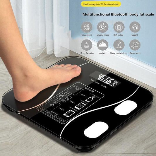 🥳2026 HOT SALE🥳💞50K+ SOLD!👵❤️ 54% OFF! Smart Body Fat Scale – Know your numbers, track your health! Measures weight & body fat easily. Large display, auto-on. Your wellness companion. 🩺📊