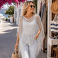 🏆 Last Day Special Price £9.99 !  💐Summer Metallic Crochet Cover-Up – Lightweight, Flowy & Effortlessly Stylish summer outfit