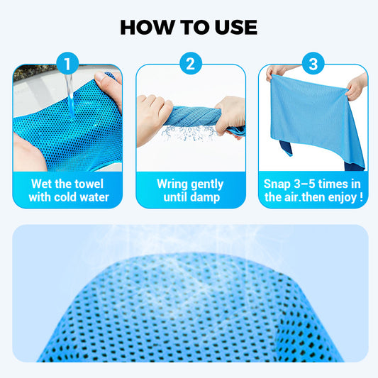 🏆 Last Day Special Price £8.77 ! 🔥Buy more save more🎁Absorbent Quick-Drying Gym Cooling Towels