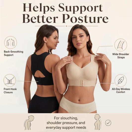 🏆 Last Day Special Price £9.99 ! 💐AlignLift Posture-Perfect Wireless Bra – All-Day Comfort, Breathable & Summer-Ready 💕
