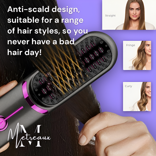 🎁2026 New Arrivals 60% OFF💖Wireless Ceramic Hair Straightening Comb – Fast Heating, Anti-Frizz & Tangle-Free Design ✨