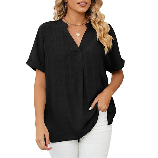 ⏳Last Day Special Price ￡16.77! Women's Solid Color Loose Casual Bottoming Shirt