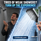 🏆 Last Day Special Price £9.99! 🚿 High-Boost Shower Head – Powerful Water Flow & Spa-Like Comfort ✨