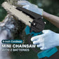 ⚡50% OFF NOW ! 🌳6-inch Cordless Mini Chainsaw with 2 Batteries🌲
