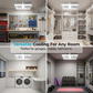 📢 LIMITED-TIME 50% OFF! ⏰ 2-in-1 LED Ceiling Fan Light – Dual Cooling, Ultra Bright, Tool-Free Install 🌀
