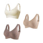 🏆 Last Day Special Price £9.99 !  💕 Buy More Save More 💕 Subtle Striped Seamless Bra with W-Support – Comfort & Style!