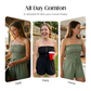 💐 LIMITED-TIME 50% OFF! 💃Women's Strapless Frill Trim Shirred Tie Front Wide Leg Tube Romper