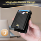 💼 LIMITED-TIME 50% OFF! ✨AirTag Wallet for Men - with Pop Up Aluminum Case Money Clip Slim Leather Slots Credit Card Holder RFID Blocking Bifold Minimalist Wallet