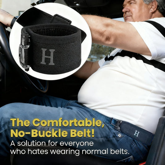 🏆 Last Day Special Price £8.78 ! Tactical Metal Hook Elastic Belt (Unisex)