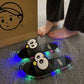 👣50% OFF NOW ! ⚡Cute slippers with cartoon motifs that glow – Colorful LED lights flash with every step, lovely 3D cartoon decals, soft lightweight EVA material, non-slip textured sole, fun for home, beach & night strolls✨