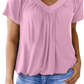 👕 61% OFF NOW ! ⚡ Women's Casual Summer Short Sleeve V Neck Tops T-shirts – Soft Breathable, Lightweight & Comfortable Design 🌸