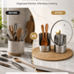 🏆 Last Day Special Price £9.77 ! 🔥Buy more save more🍳Multi‑Functional Kitchen Utensil Holder, Stainless Steel Organizer, for Spoons, Pot Lids & Cooking Gadgets, Countertop Kitchen Storage