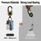 🔑 Last Day Special Price £9.78 ! 🔥Buy 1 Get 1 Free🎣 Retractable Carabiner Keychain – 65cm steel lanyard, 100,000 pull cycles. Lightweight & sturdy. No more fumbling for keys! 🧗✨