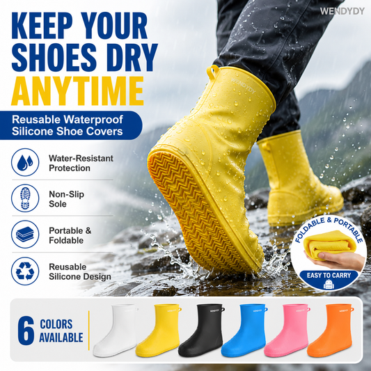 🏆 Last Day Special Price £9.77 ! 🔥 Buy more save more 🎁 Thick Wear-Resistant Waterproof Shoe Cover