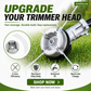 ⚙️ Last Day Special Price £8.99 ! 🌿Buy 2 Get 1 Free🎁 Aluminum Trimmer Head – 4-Line Cutting & Universal Fit – Heavy-Duty & Easy Line Replacement 🏡