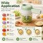 🏆 LIMITED-TIME 50% OFF! 🥕4‑in‑1 Handheld Electric Food Chopper‑ USB Rechargeable Mini Blender with Open Feeding Port, Portable Wireless Processor for Vegetables, Meat & Garlic