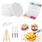 🎨 LIMITED-TIME 50% OFF! ✨Magic Fluffy Pigments, Pigment Paper, DIY Paintbrushes